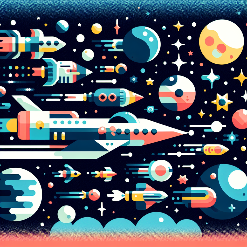 Space Explorer Fleet DIY Paint By Diamonds