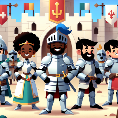 Brave Knight Adventures Paint By Diamond