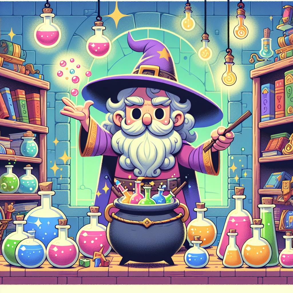 Mystical Wizard's Workshop Painting Diamond Kit