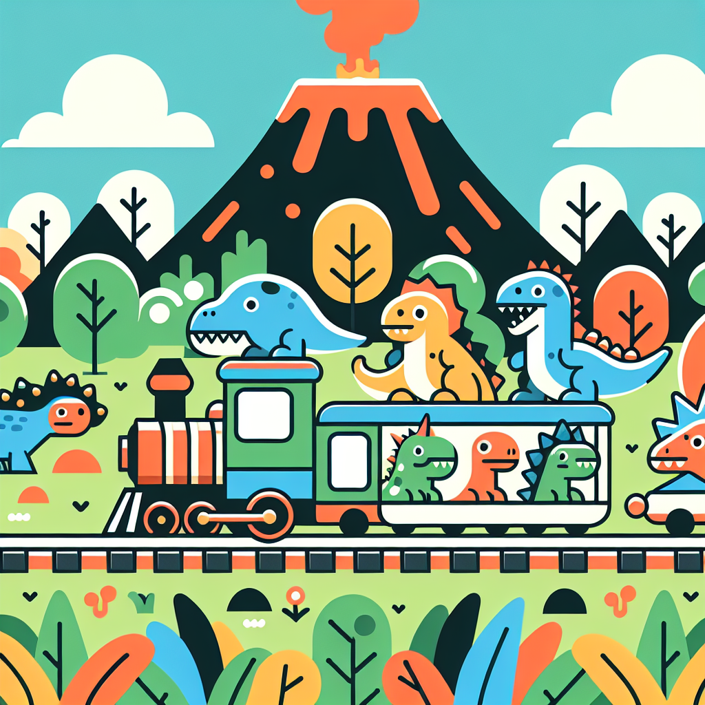 Dinosaur Train Adventure Paint By Diamonds Art