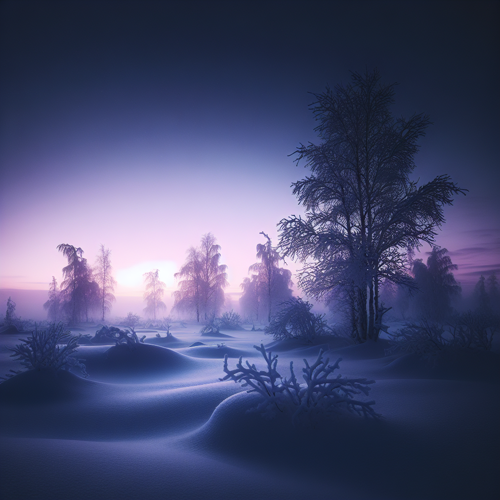 Winter Twilight Magic DIY Paint By Diamonds