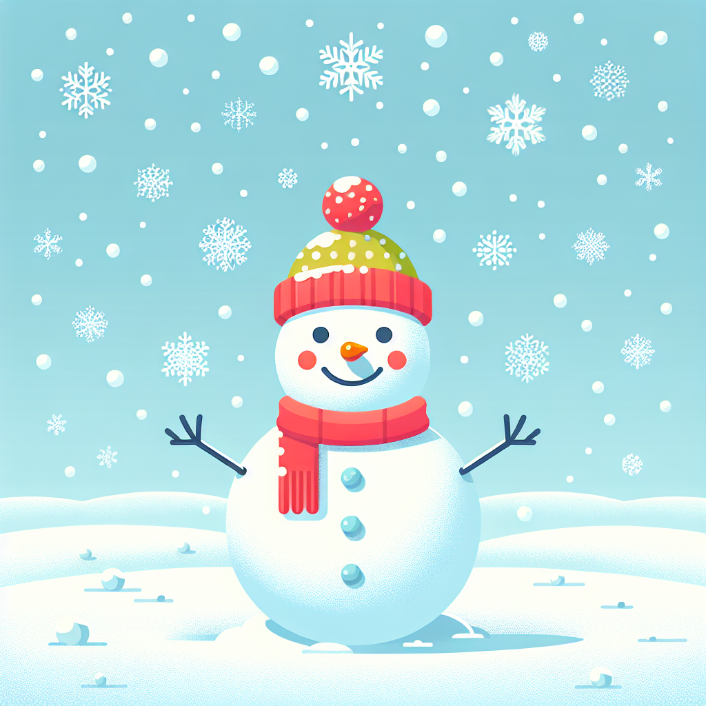 Snuggly Snowman Diamond Painting