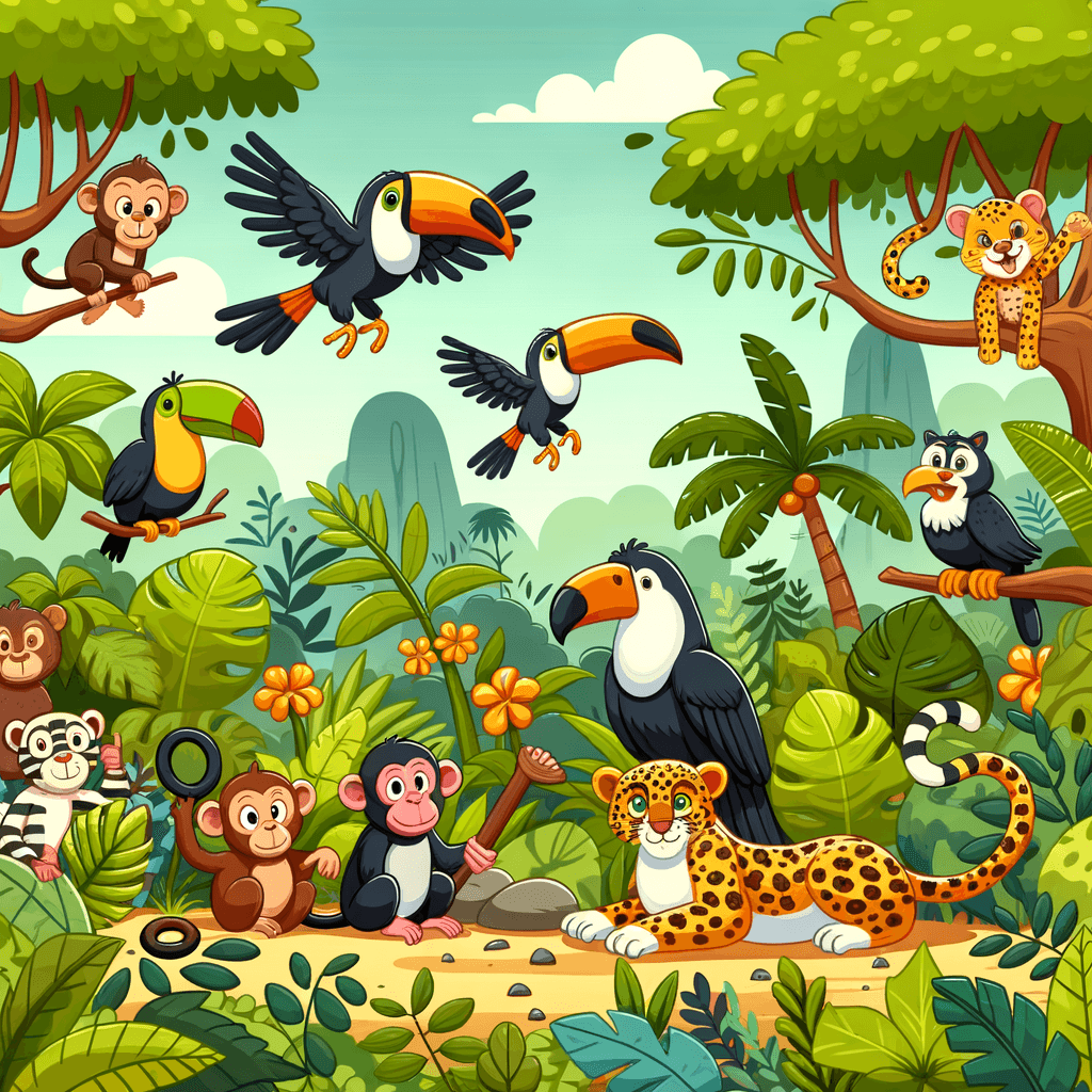 Animal Expedition in the Jungle 5D DIY Paint By Diamond Kit – Original ...