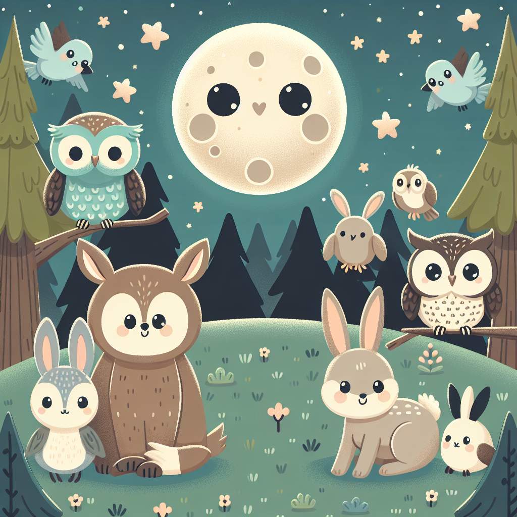 Forest Creature Party Painting Diamond Kit