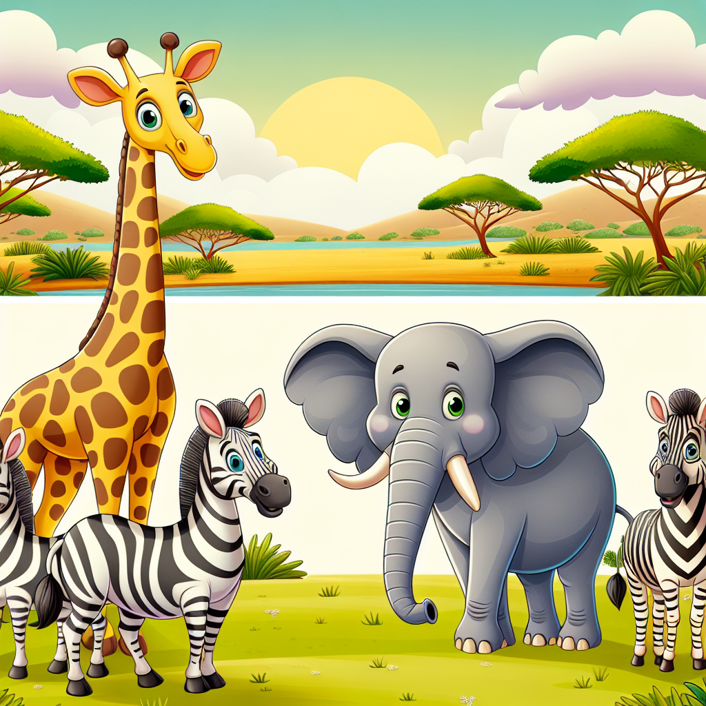 Safari Friends Adventure DIY Paint By Diamonds