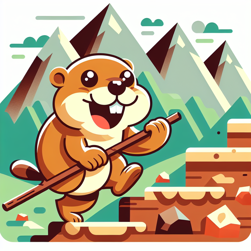 Merry Marmot Mountain Climb Paint By Diamonds Kits