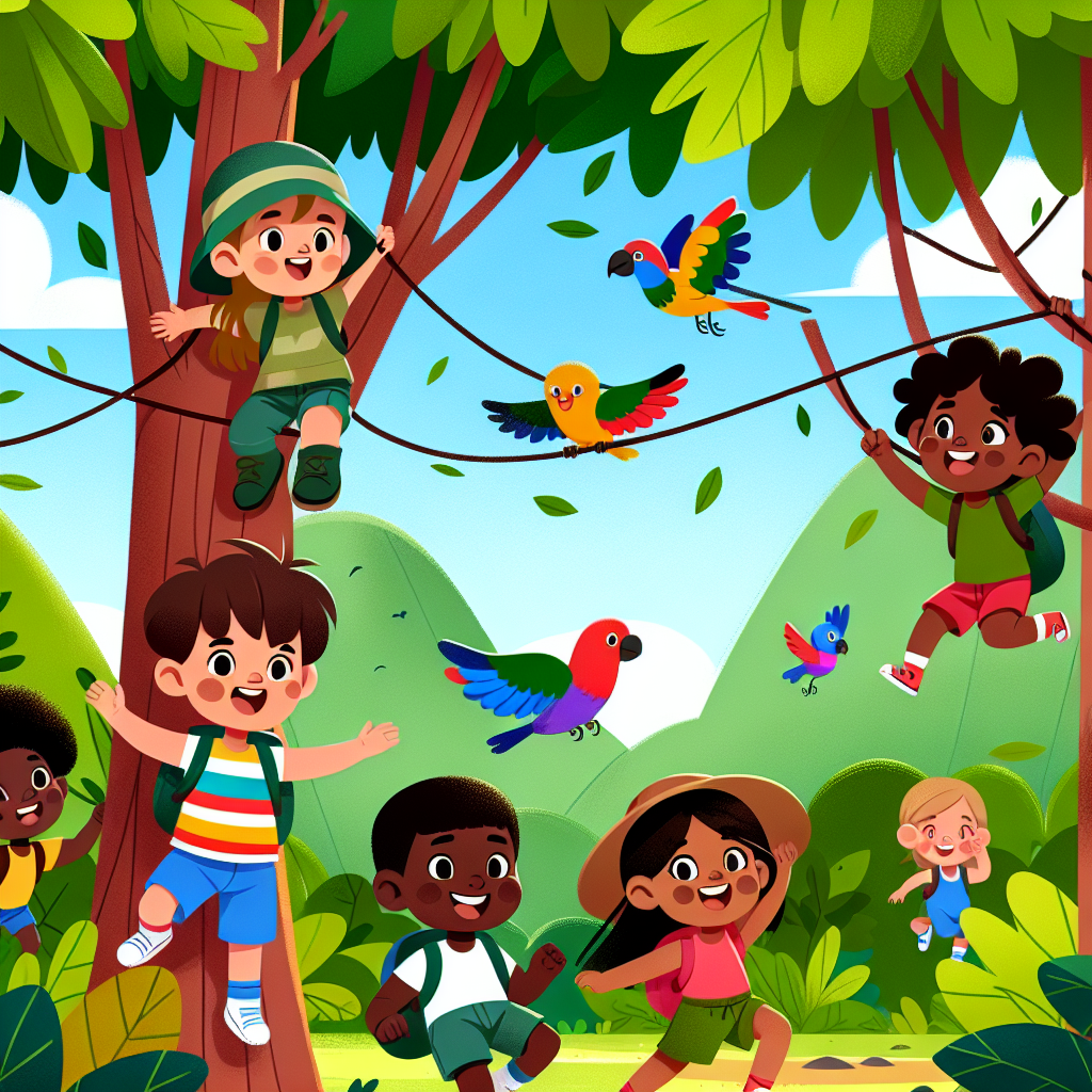 Rainforest Canopy Climb DIY Paint By Diamonds