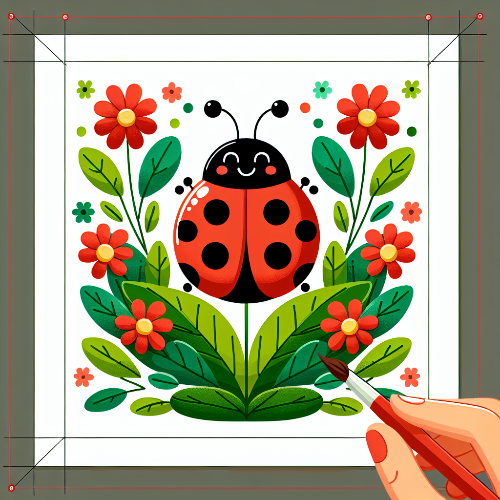 Magical Ladybug Paint By Color