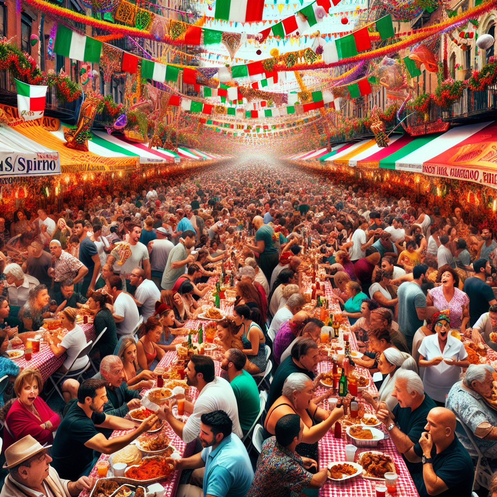 Feast Of San Gennaro - New York DIY Paint By Diamonds
