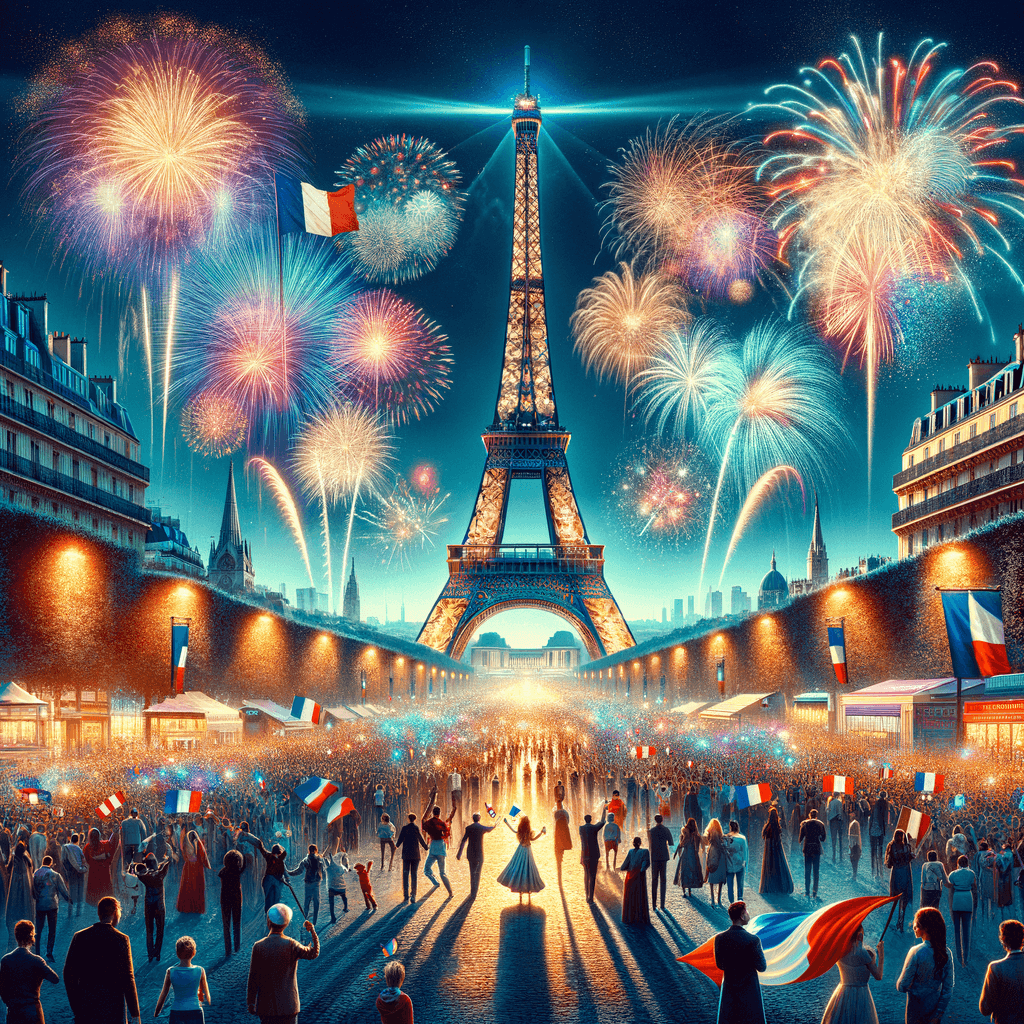 Bastille Day - Paris, France DIY Paint By Diamonds