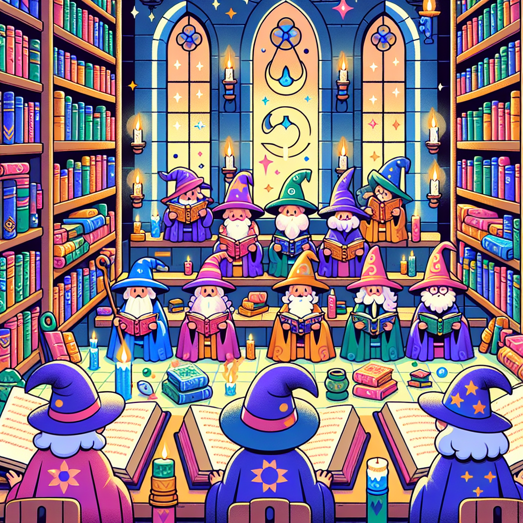 Enchanted Library Of Spells Painting Diamond Kit