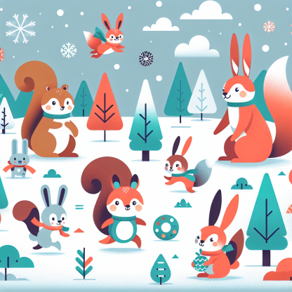 Winter Woodland Revelry Paint By Diamonds