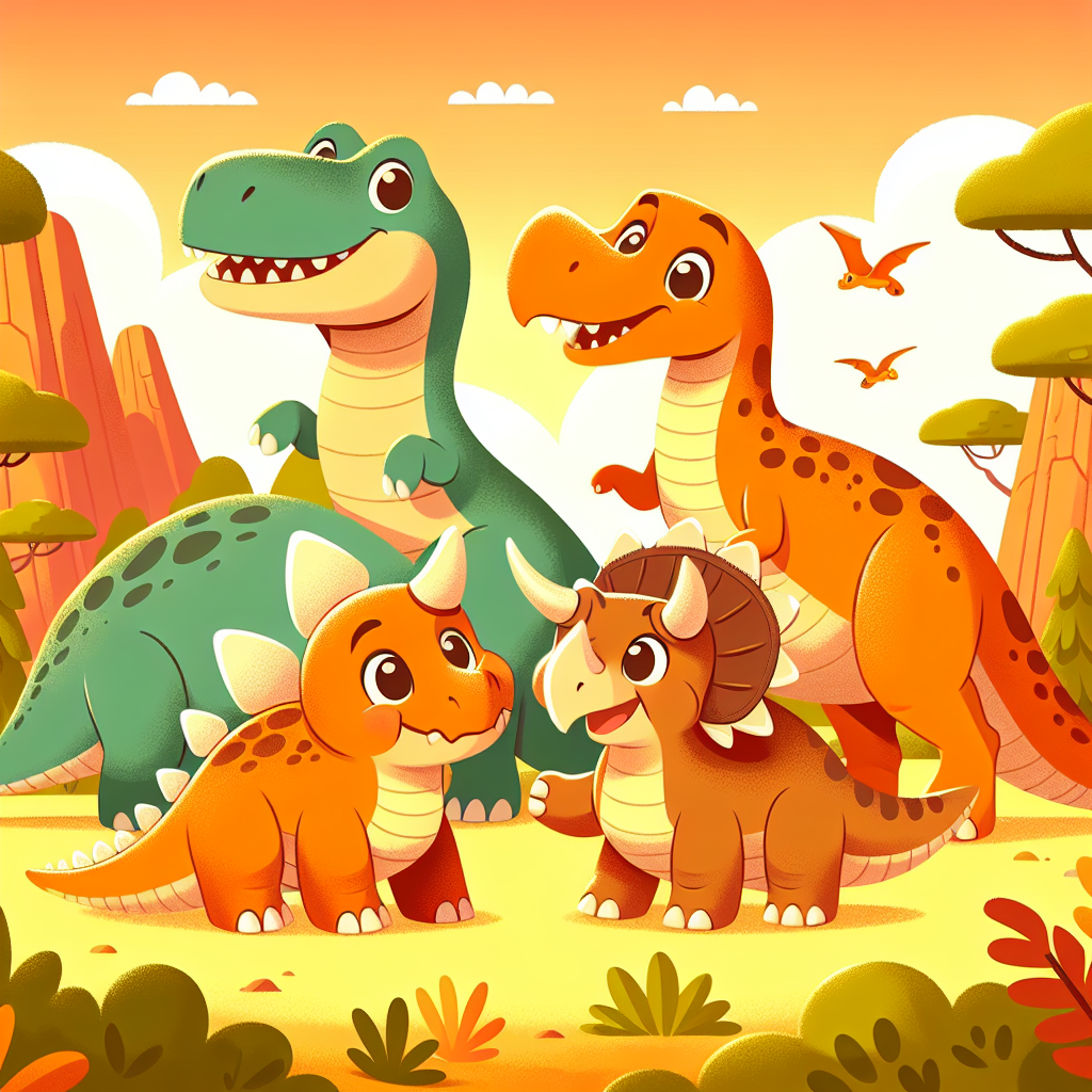 Joyful Dino Family DIY Paint By Diamonds