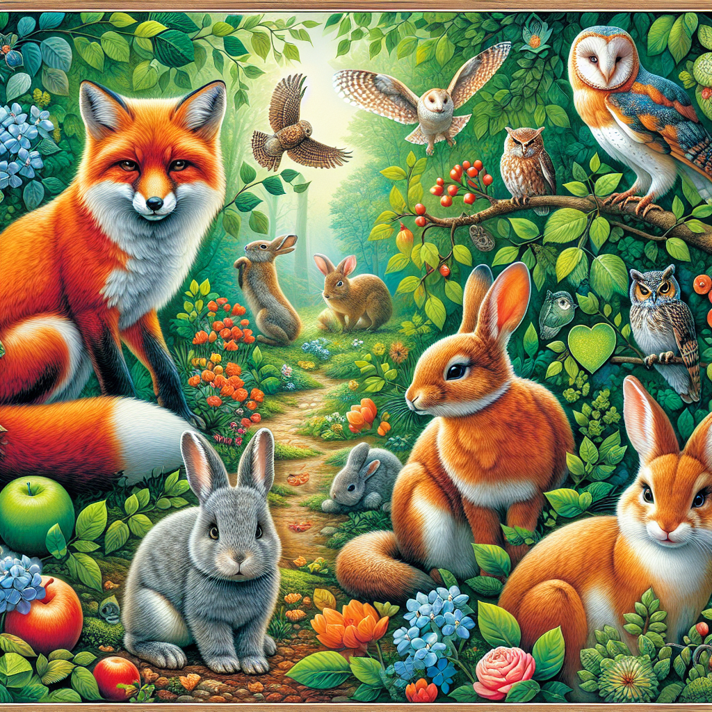 Forest Animals Paint By Diamonds Kits