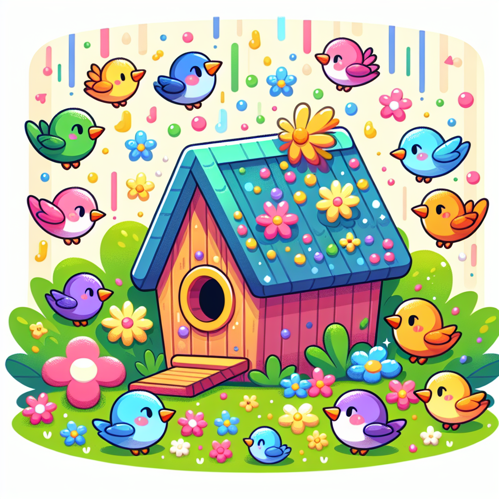 Bubbly Birdhouse Painting Diamond Kit
