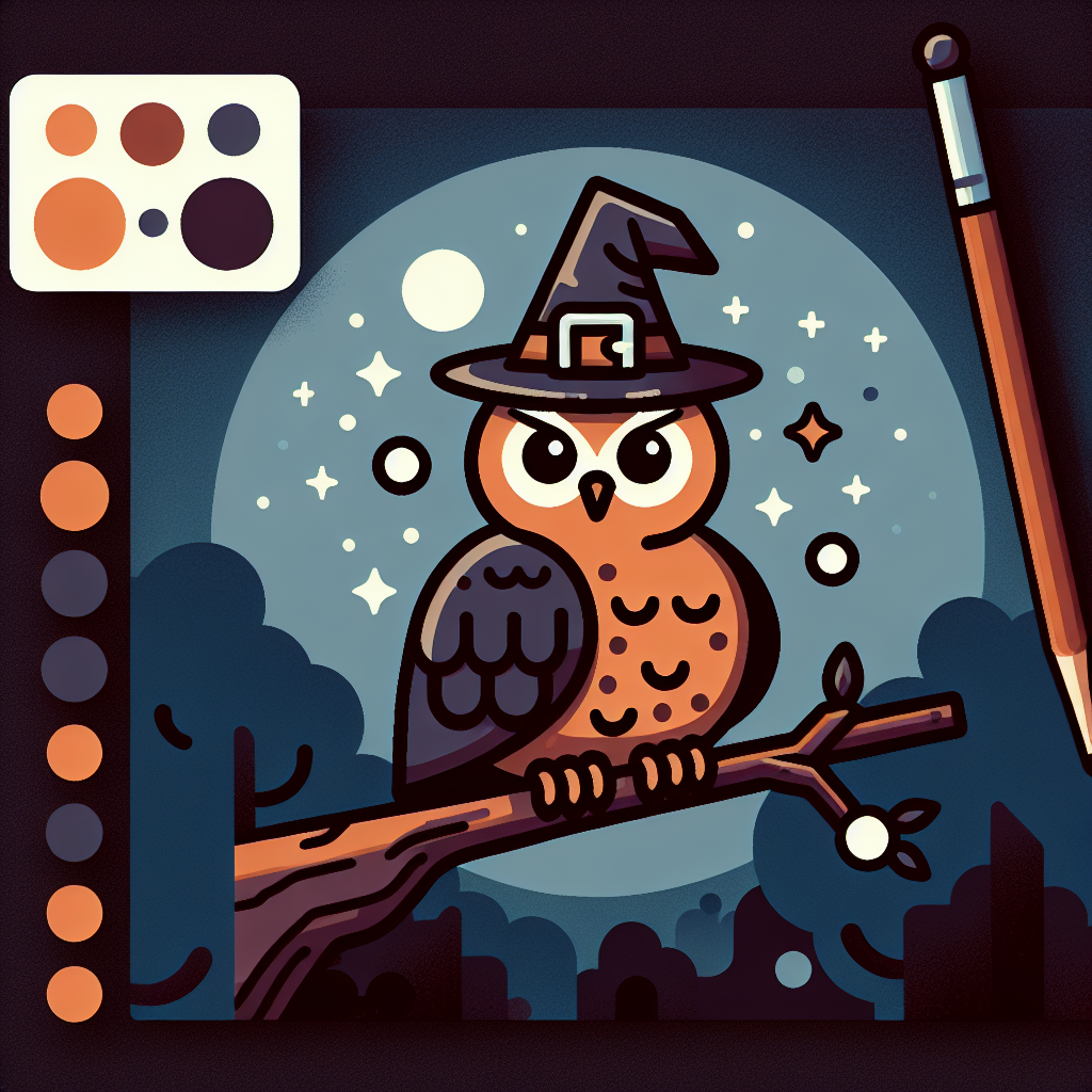 Mysterious Wizard Owl Paint By Diamonds Kits