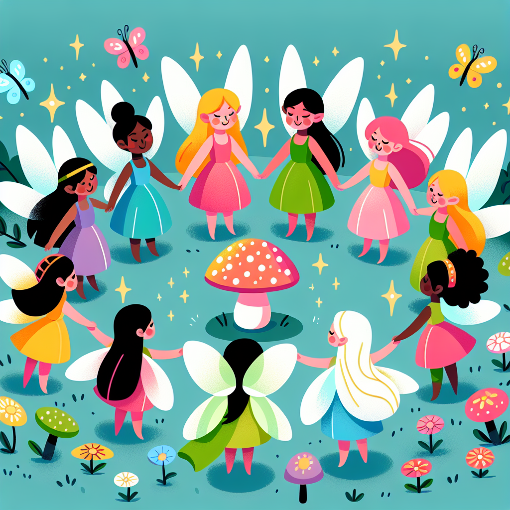 Enchanted Fairies' Forest Gathering Paint By Diamonds Art