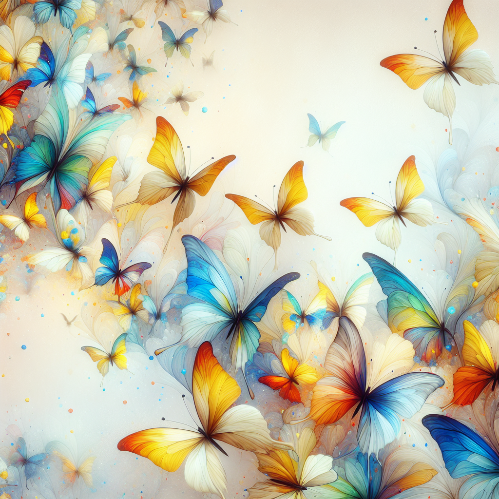 Colorful Butterfly Collection DIY Paint By Diamonds