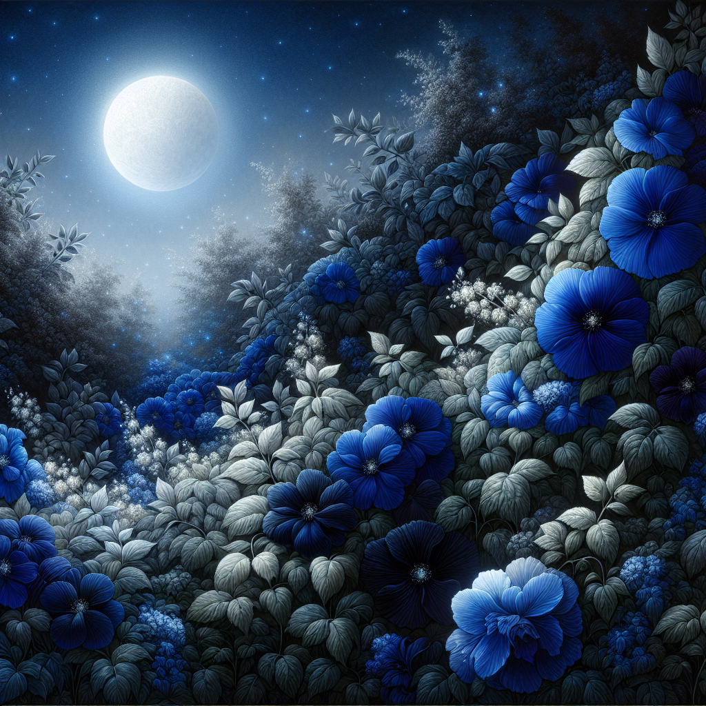 Midnight Garden Splendor Diamond Painting