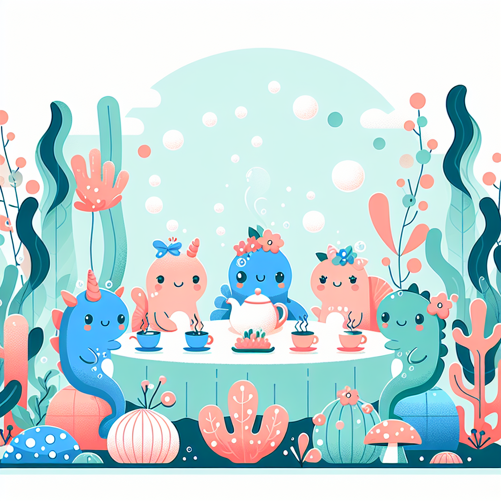 Under The Sea Tea Party Paint By Diamond