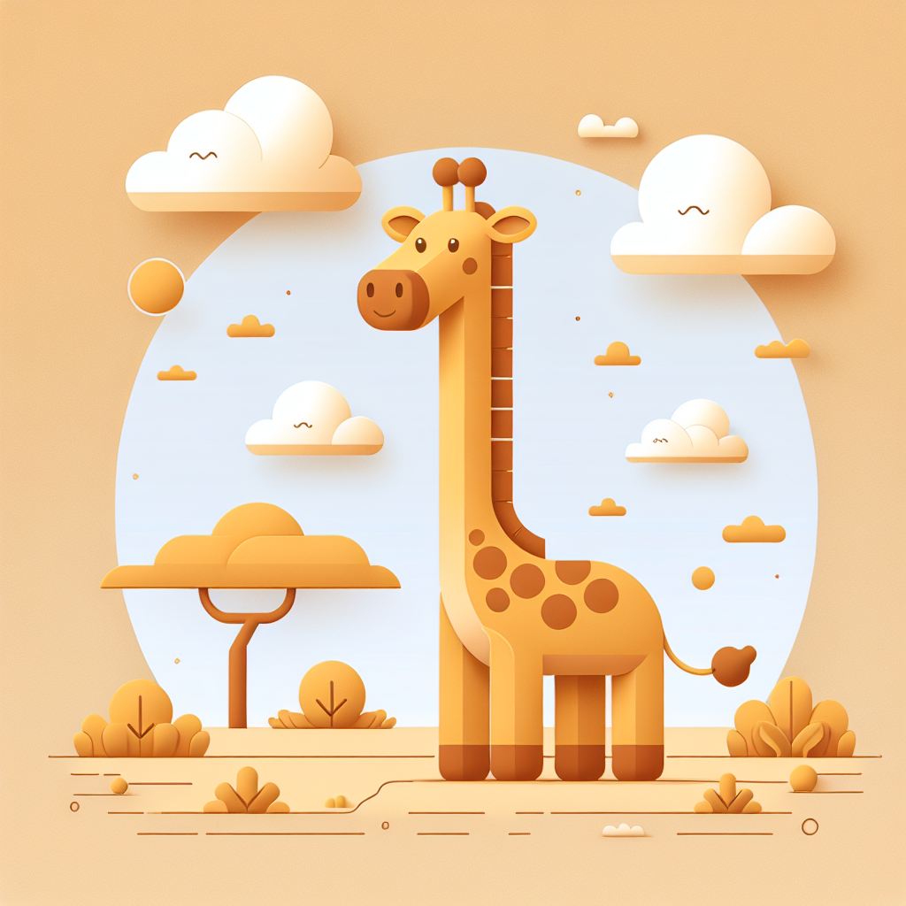 Giraffe's Tall Tale Adventure DIY Paint By Diamonds