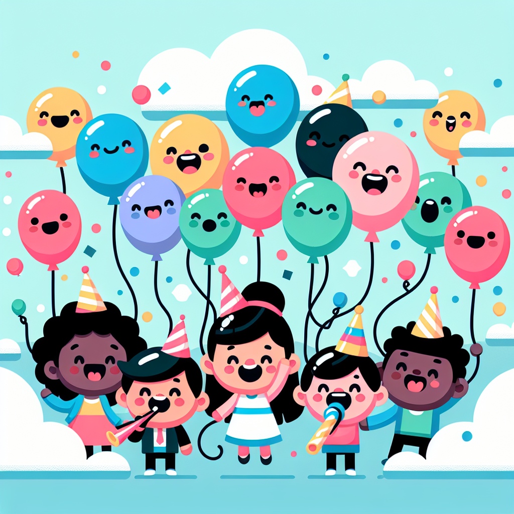 Whimsical Balloon Party Diamonded Painting Kits