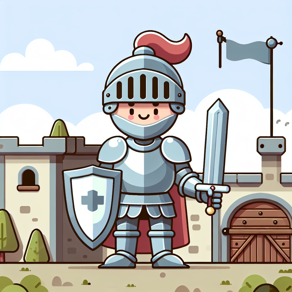 Royal Knight Castle Quest Paint By Diamond