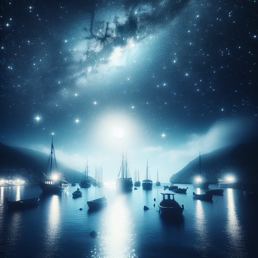 Glistening Night Harbor Paint By Diamonds