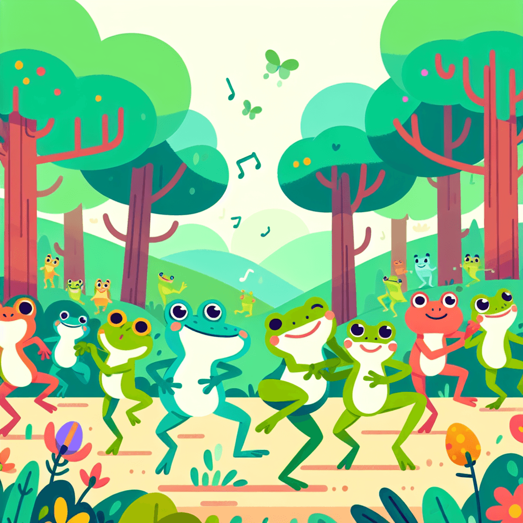 Frog's Forest Fiesta Paint By Diamonds