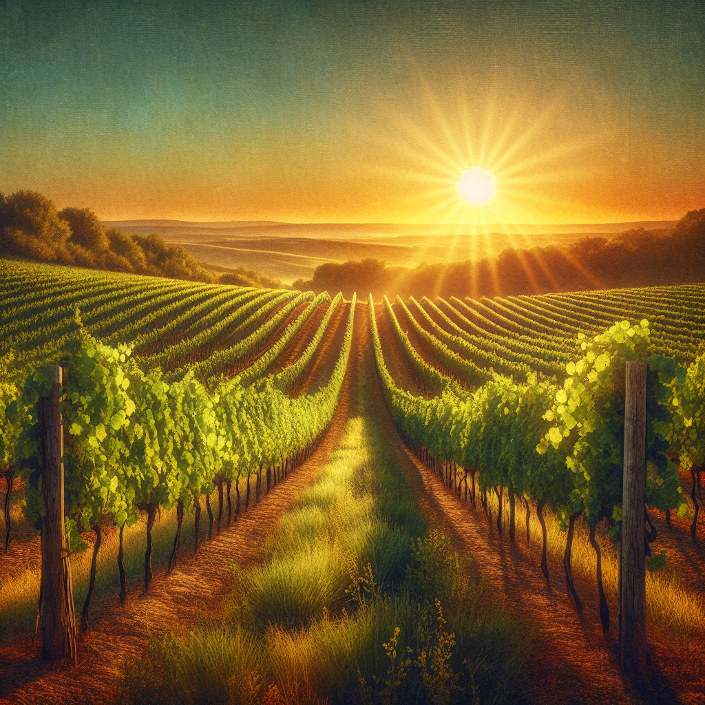 Sun-Kissed Vineyard Stroll DIY Paint By Diamonds