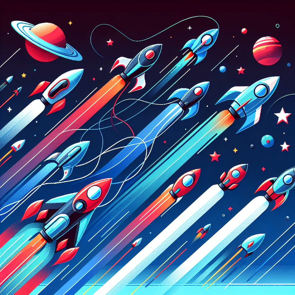 Rocket Racers In Action Paint By Diamonds