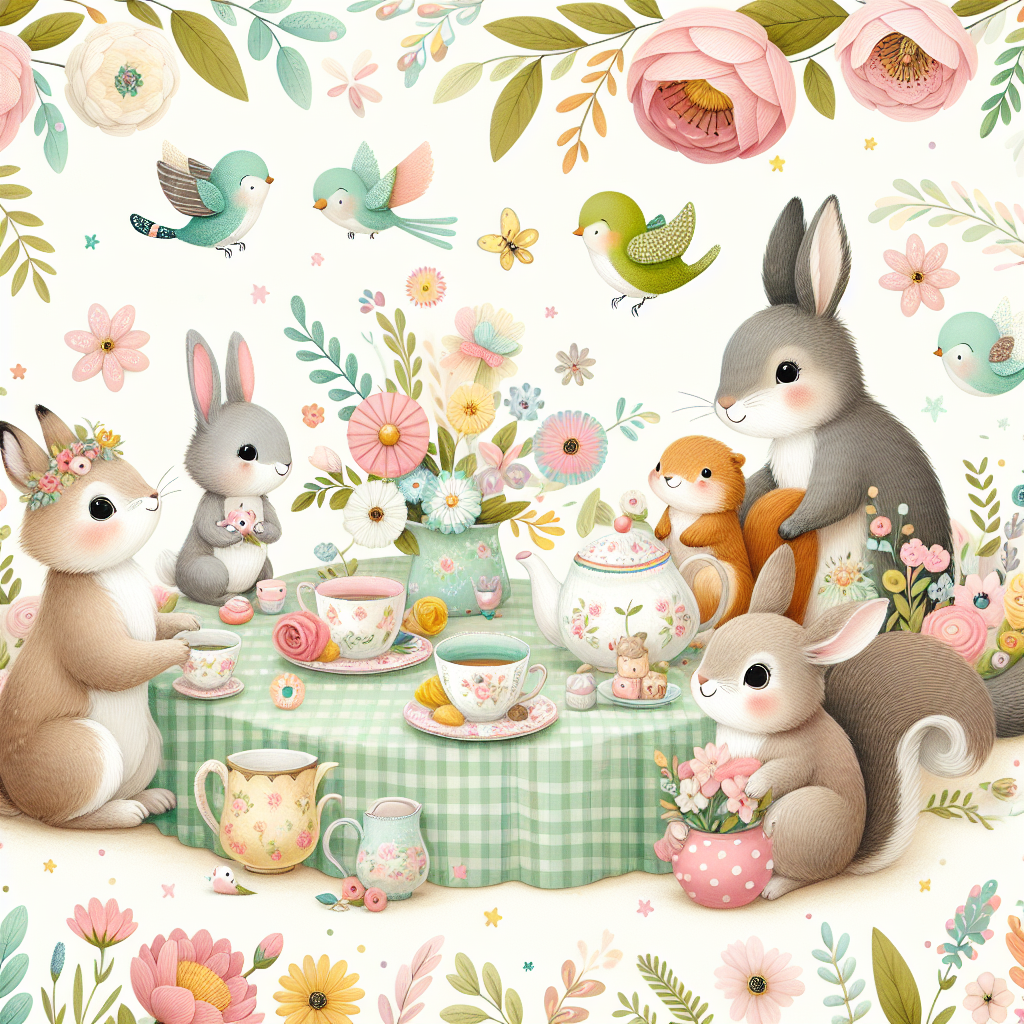 Bubbling Tea Party Diamonded Painting Kits