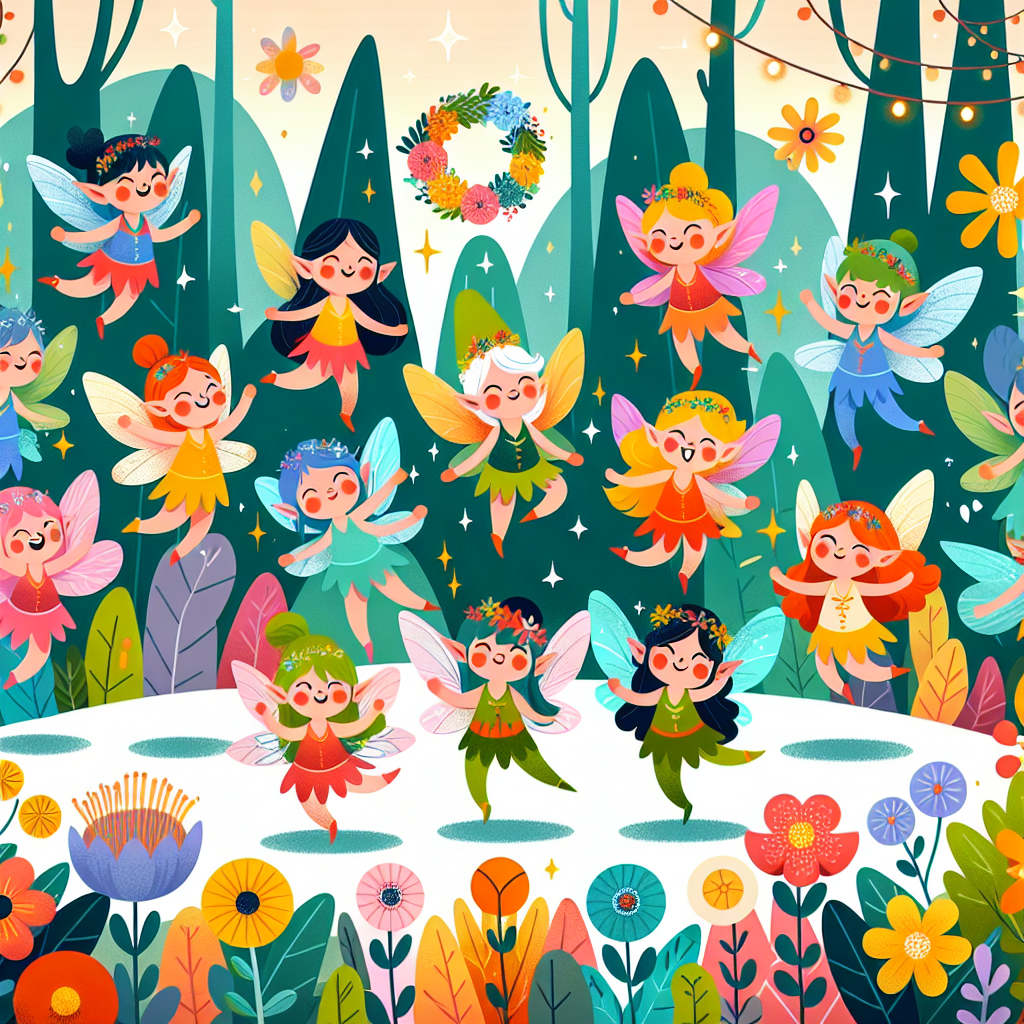 Magical Forest Pixies Paint By Diamonds Art
