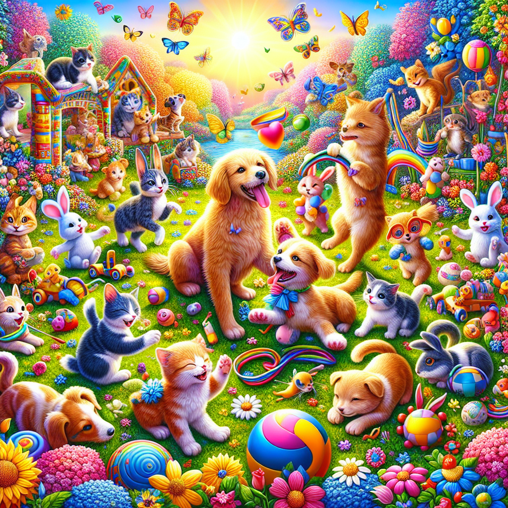 Lively Pet Party Diamonded Painting Kits