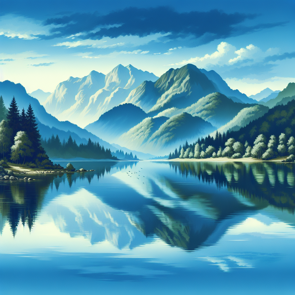 Calm Serenity Of Nature Diamonded Painting Kits