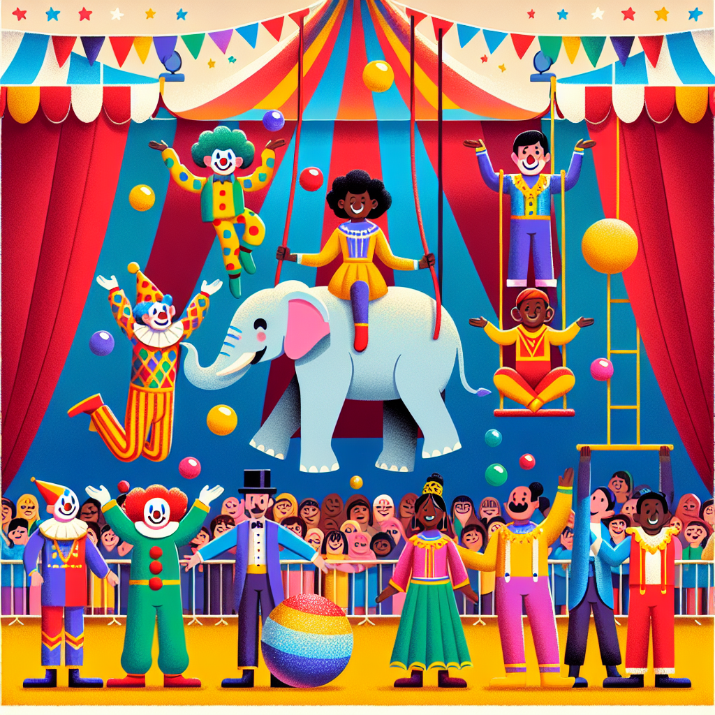 Circus Adventure Playground Paint By Diamonds Art