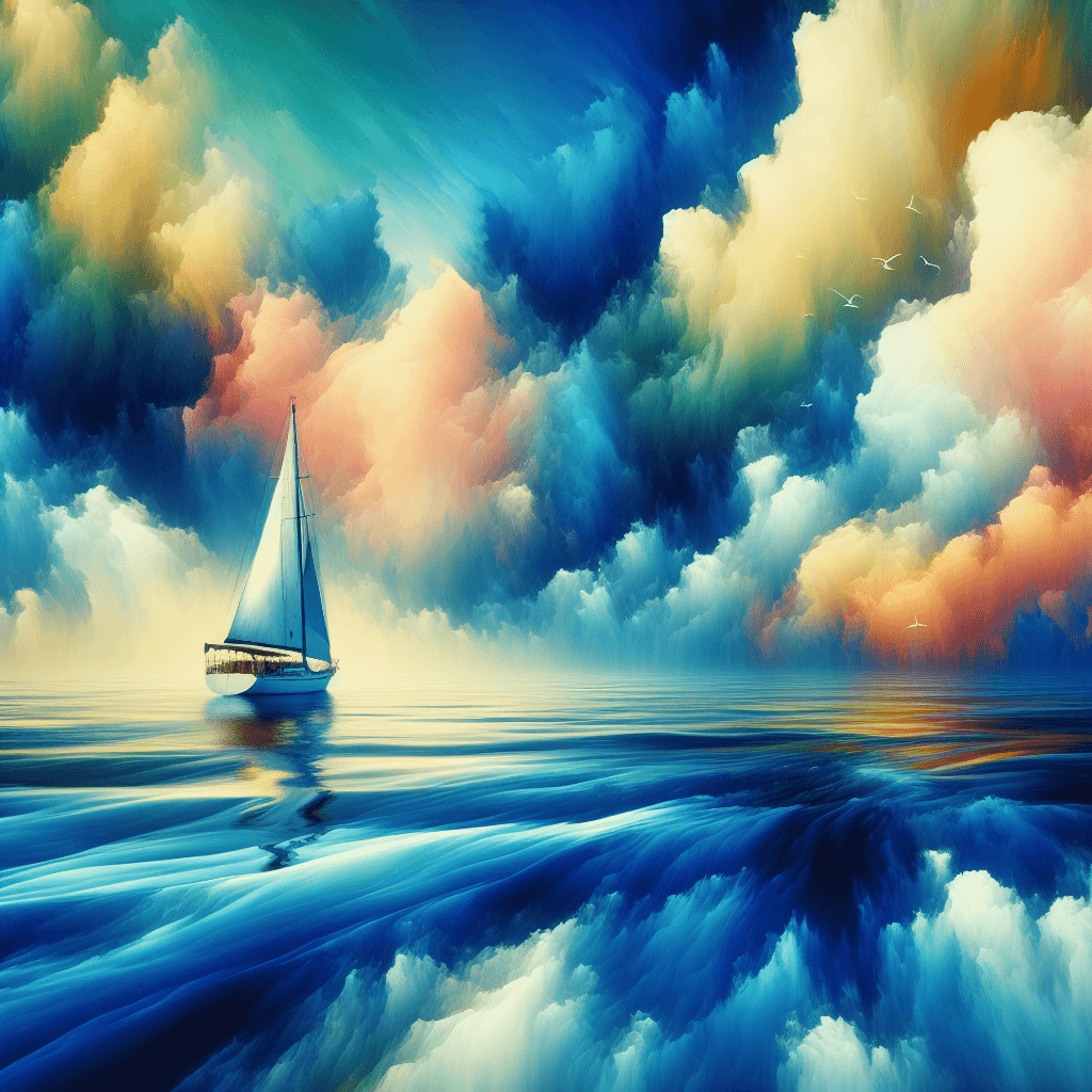 Sailing The Open Sea Paint By Diamonds Kits