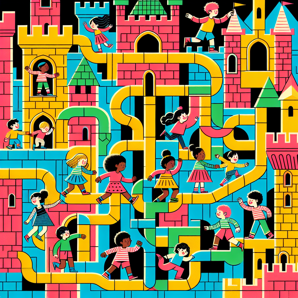 Enchanted Castle Maze Painting Diamond Kit