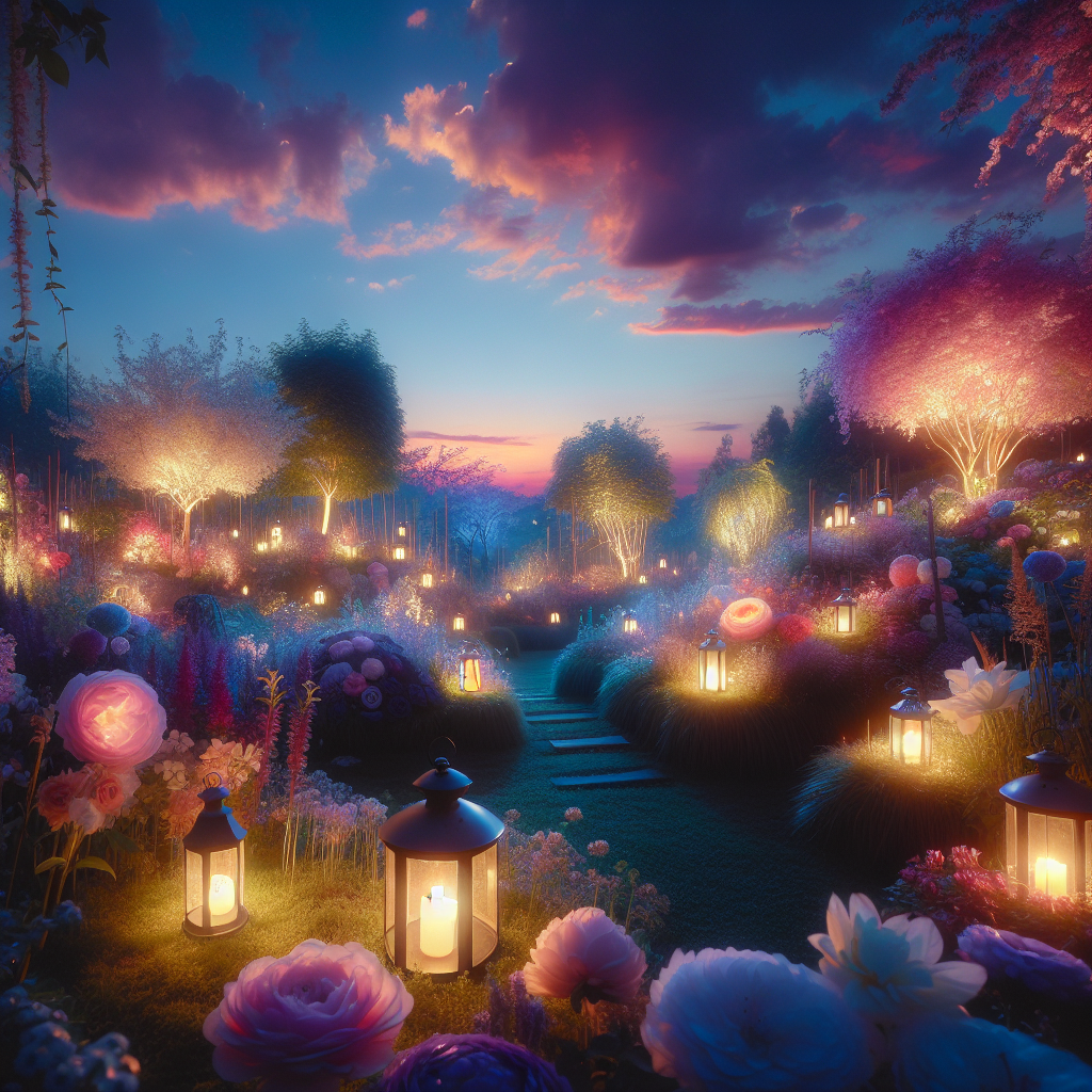 Enchanted Garden Twilight 5D DIY Paint By Diamond Kit – Original Paint ...