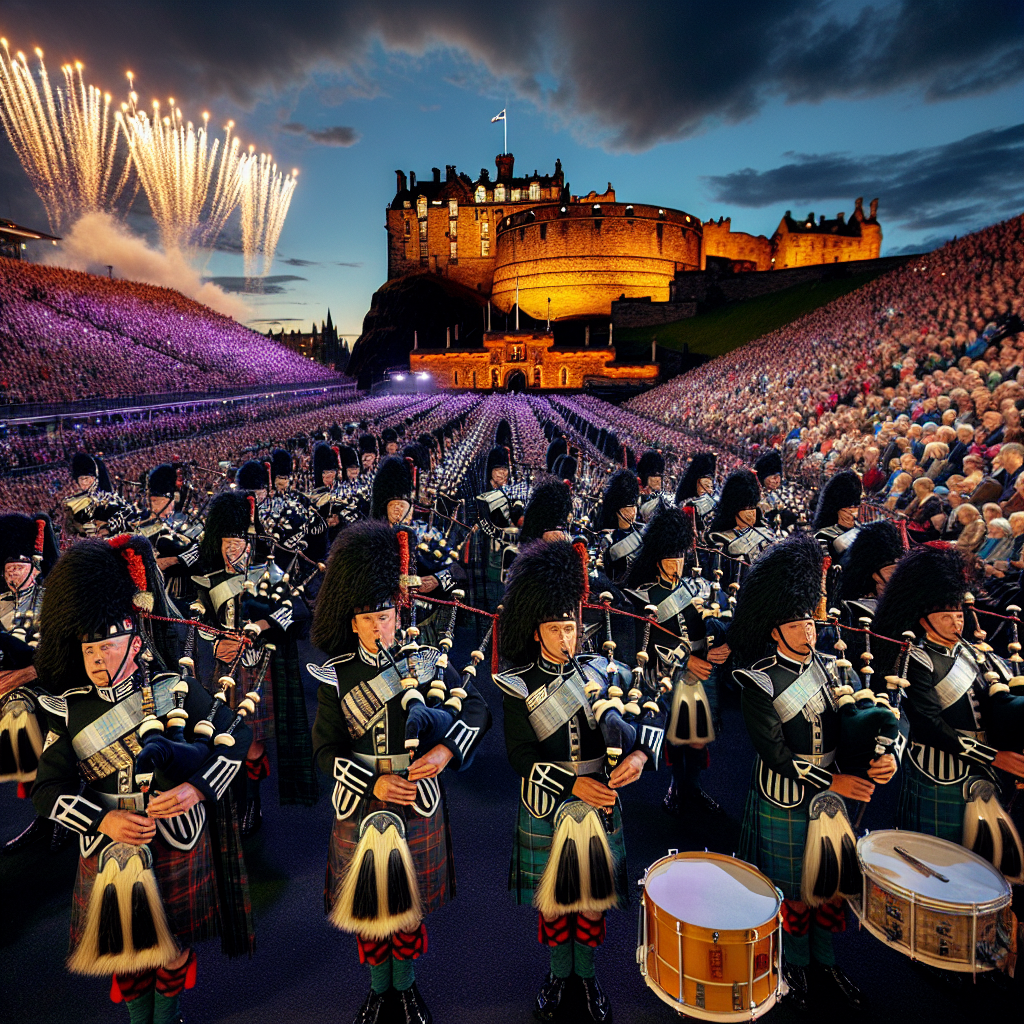 Edinburgh Military Tattoo - Scotland Painting Diamond Kit