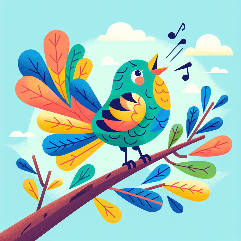 Chirpy Bird Paint By Diamonds Art