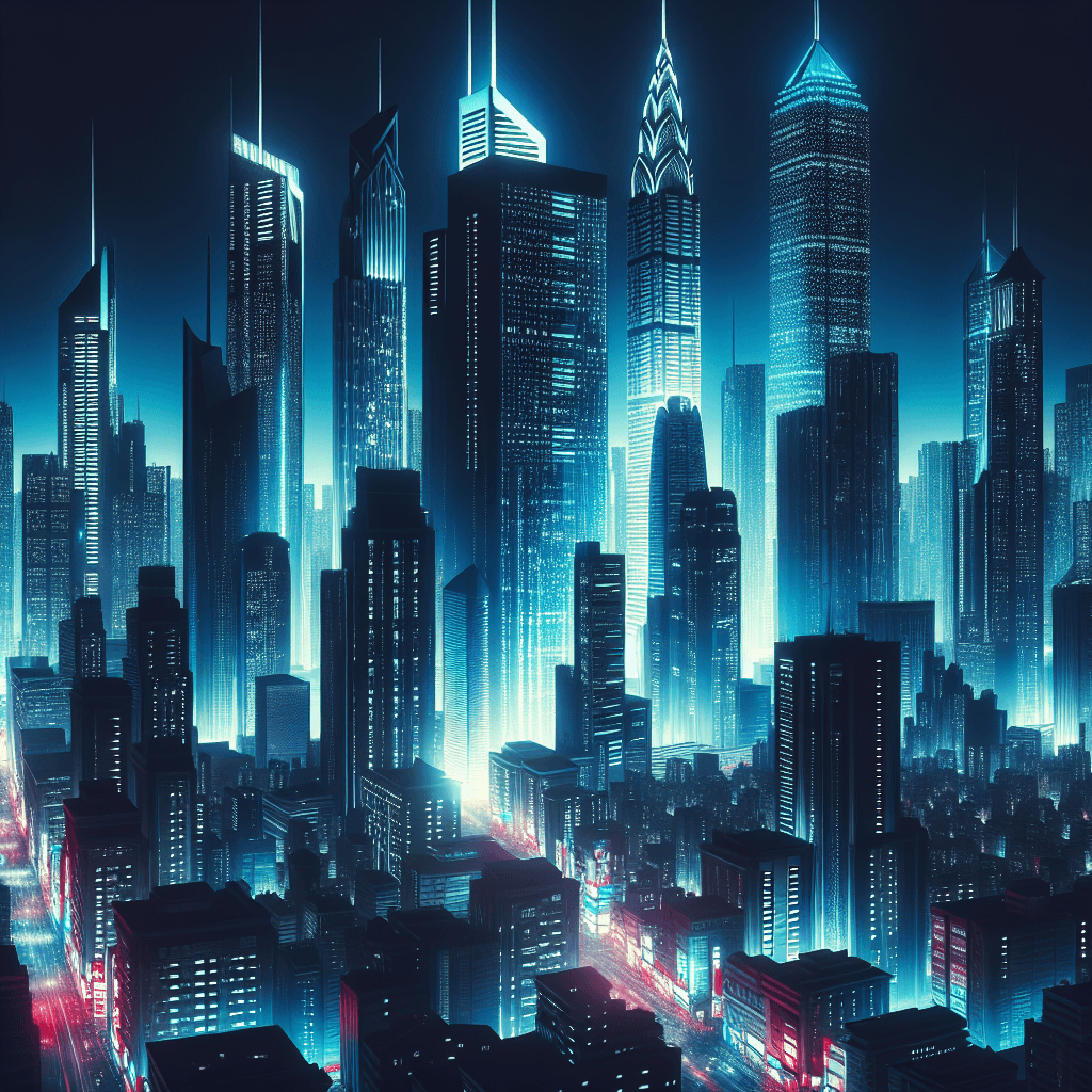 City Lights Nocturne Paint By Diamond