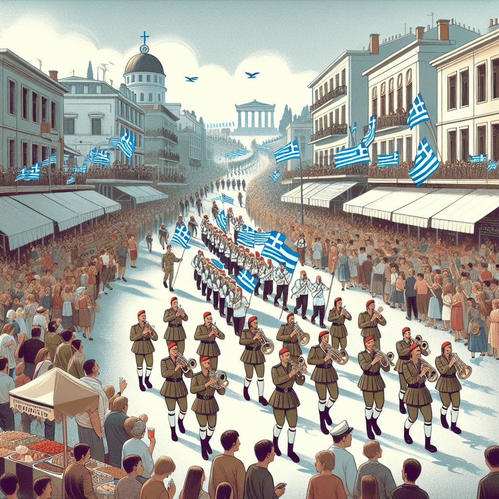 Ohi Day - Greece Painting Diamond Kit