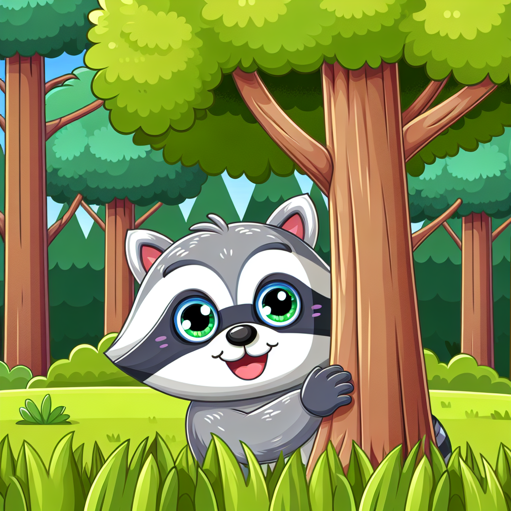 Giggly Raccoon 5D DIY Paint By Diamond Kit – Original Paint By Diamond