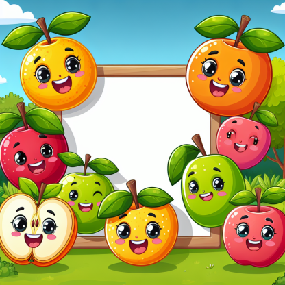 Happy Fruits Paint By Diamond