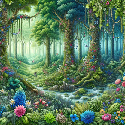 Mystic Forest Escape Paint By Diamonds Kits