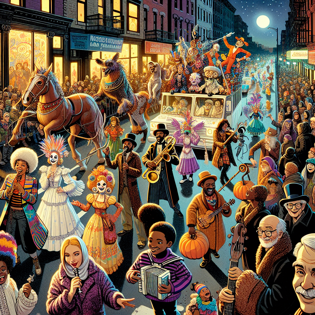 Halloween Parade - New York City Diamond Painting