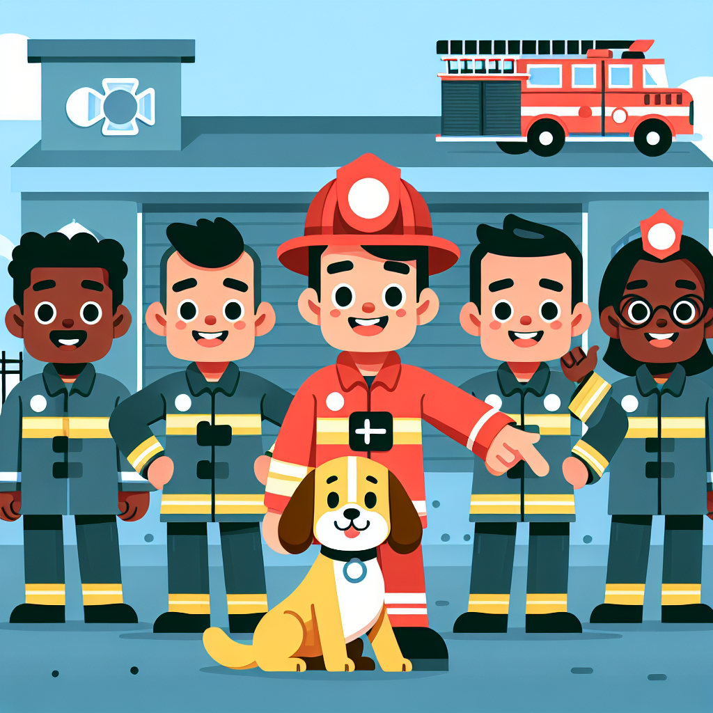 Friendly Firehouse Crew Painting Diamond Kit