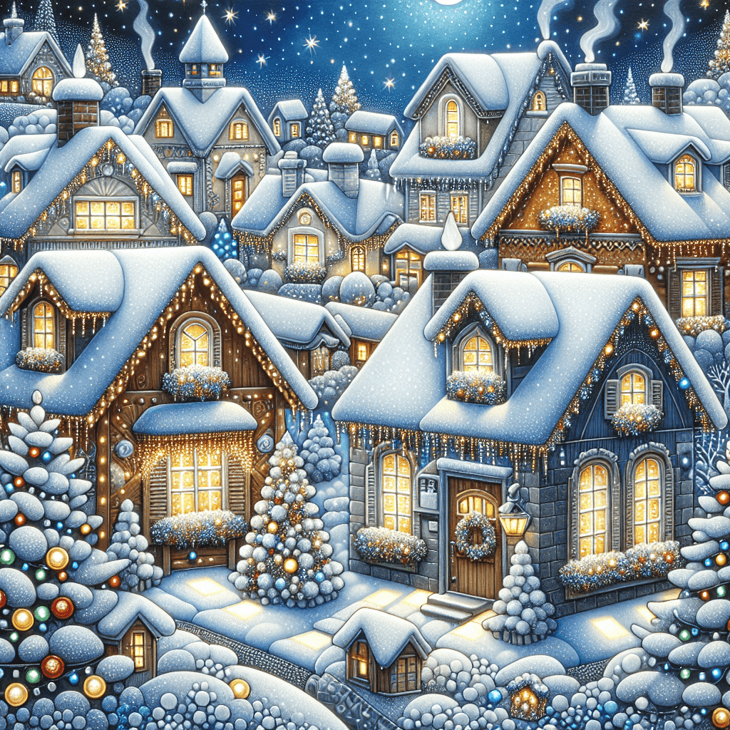 Enchanted Christmas Eve Paint By Diamonds Art