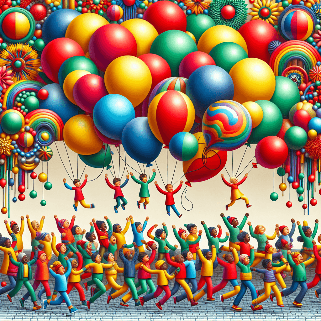 Vibrant Rainbow Parade Paint By Diamonds